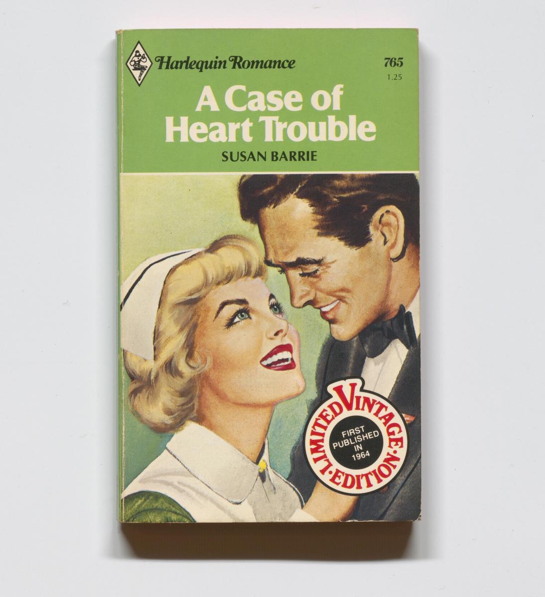 Susan Barrie’s A case of heart trouble, (Harlequin, 1979)