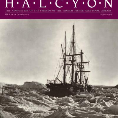 Cover of the December 2024 issue of the Halcyon, featuring the image of a ship at sea.