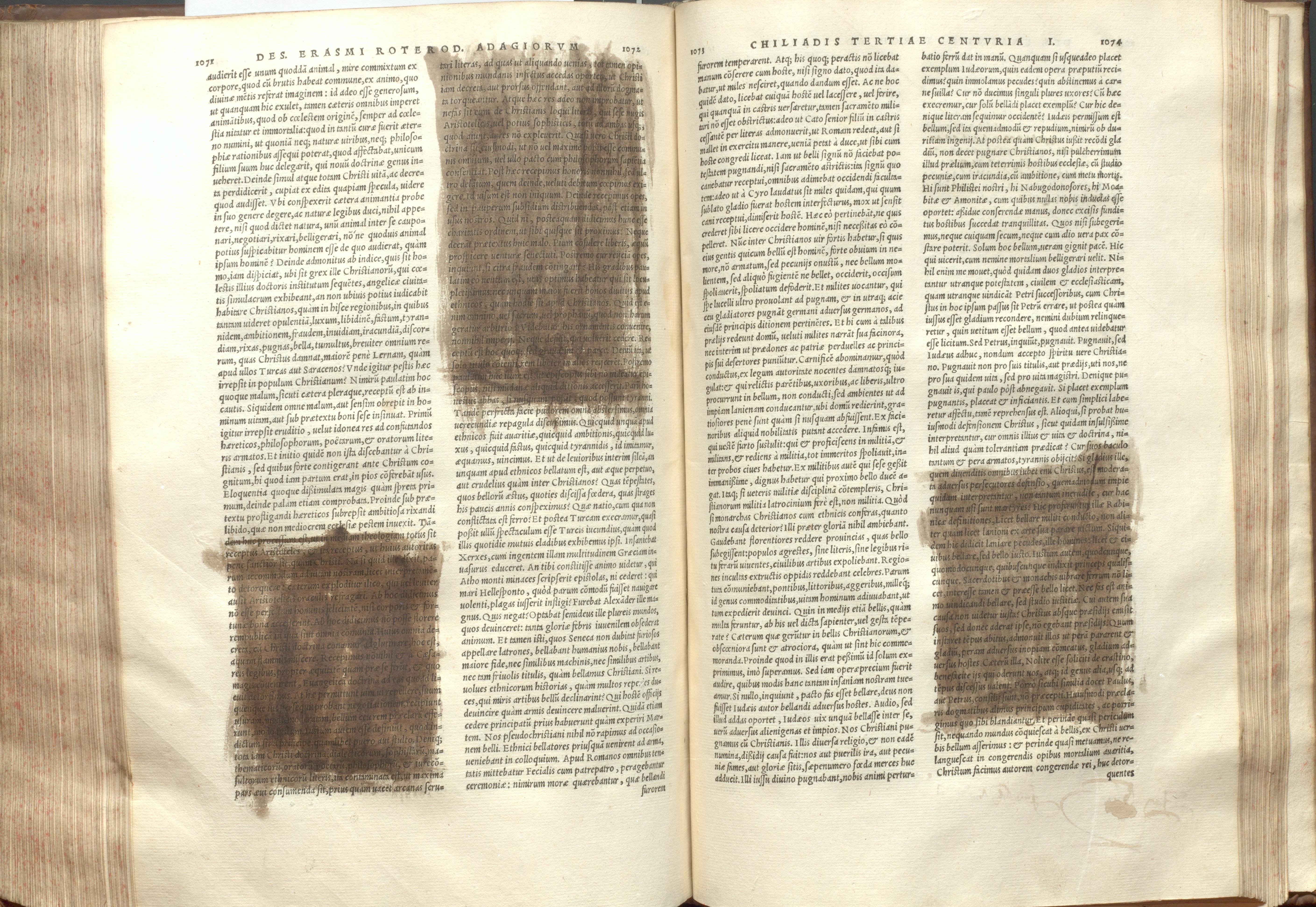 Adagiorum of Erasmus censored