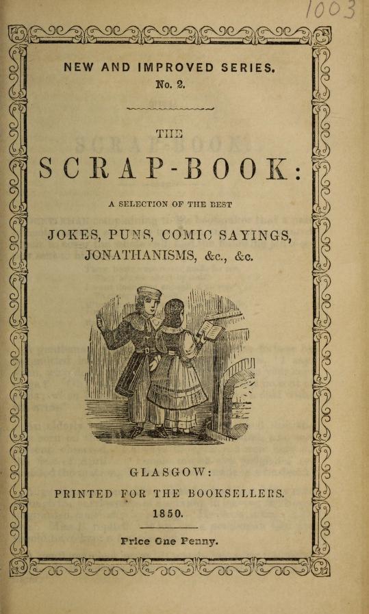 Title page of "Scrap-book."