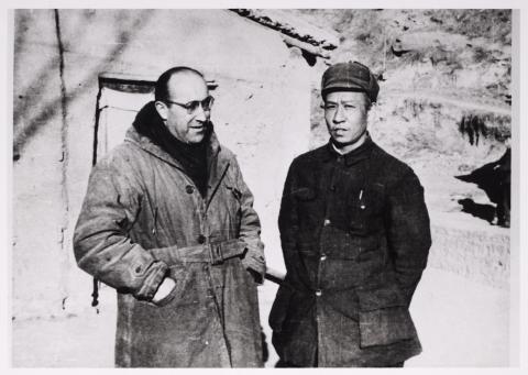 Photo - Mark Gayn and Liu Shaoqi