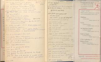 End papers of McLuhan's copy of Ulysses