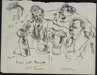 Arthur Lismer caricature
