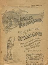 Cover for Reliable Book of Outdoor Games