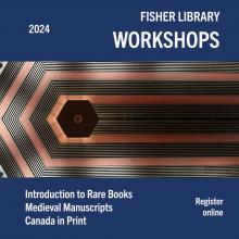 Photo of Fisher ceiling on poster promoting Fisher workshops