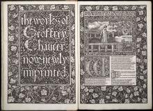 Title page to Kelmscott Chaucer