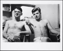 Allen Ginsberg and Peter Orlovsky, San Francisco, 1955