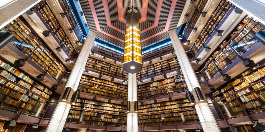 Interior of the Thomas Fisher Rare Book Library